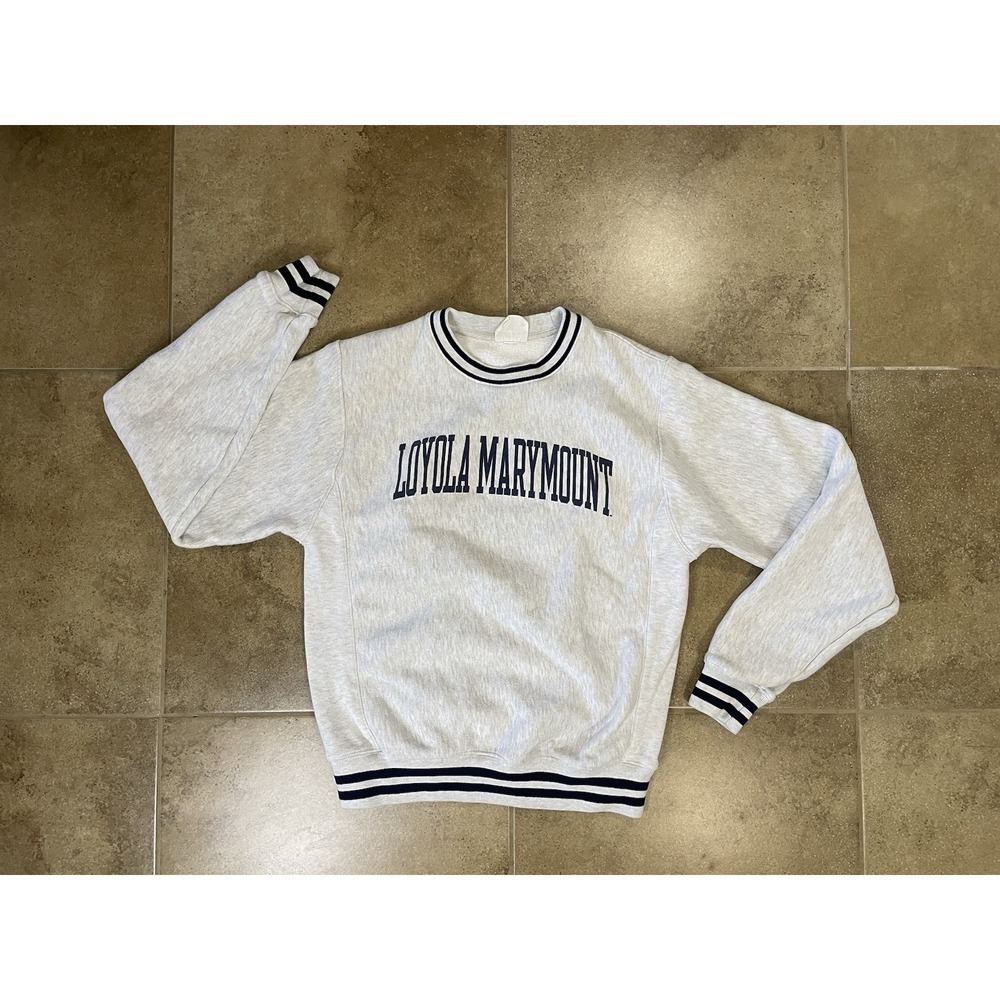 VTG Y2k Champion Loyola Marymount University Unisex S Sweatshirt Reverse Weave